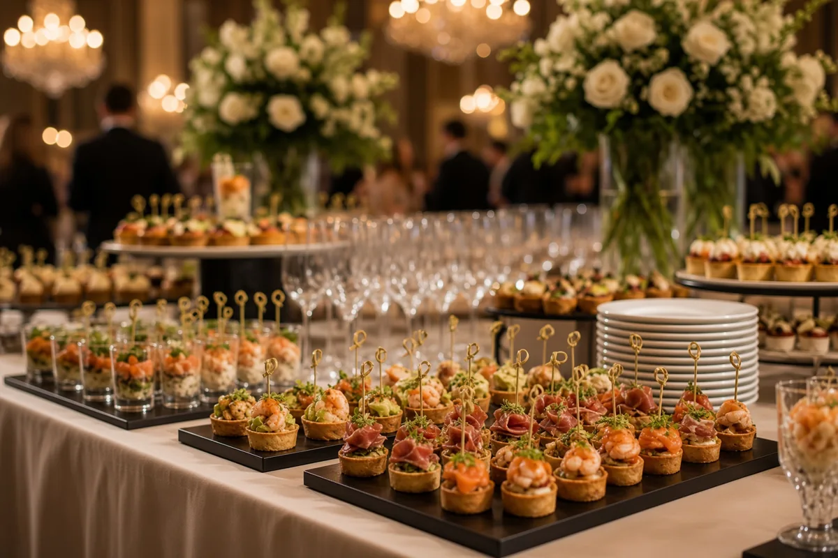Сервировка Catering Group Russia для выездного мероприятия
